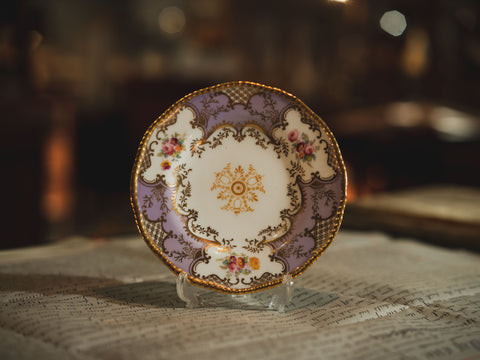 繡花碟 Vintage Floral Plate & Co LTD London’s made in England